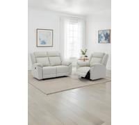 More4Homes Skye 2+1 Linen Electric Recliner Sofa Set in Beige More4Homes Beige