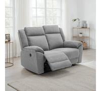 More4Homes Skye 2 Seater Linen Electric Recliner Sofa (Grey)