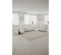 More4Homes Skye 3+2+1 Linen Electric Recliner Sofa Set in Beige More4Homes Beige