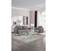 More4Homes Sofia 1+3 Seater Fabric Sofa Set in Taupe More4Homes Taupe