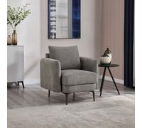 More4Homes Sofia 1 Seater Fabric Sofa Mocha