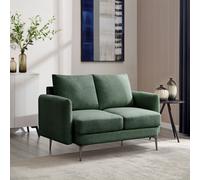 More4Homes Sofia 2 Seater Fabric Sofa Green