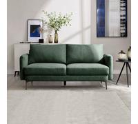 More4Homes Sofia 3 Seater Fabric Sofa Green
