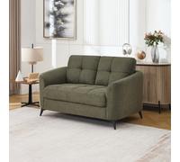 More4Homes Solna 2 Seater Scandi Style Fabric Living Room Sofa (Green)