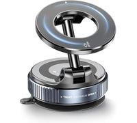 Moreal Vacuum Magnetic Phone Holder for Car, 2026, Suction Phone Mount 360° Rotatable, Foldable & Adjustable, for iPhone 17 Pro MAX 16 15 14 13 12 & Android, Black