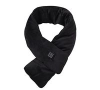 MOREASE Heated Scarf, Electric Heated Neck Scarf, usb heating scarf with 3 Heating Levels, Neck Heating Pad for Pain Relief Thermal scarves, Winter Gift for Men Women Outdoor Skiing (Black)
