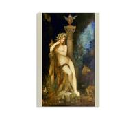 Moreau Fairy With Griffins Noil 1876 By Gustave Moreau Giclee Paper Poster Bright Clear Reproduction Painting On Canvas Wall Art Scroll Picture Print Living Room Walls Decor Homes Unframe 20x30inch(50