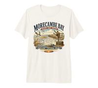 Morecambe Bay Lancashire - Vintage Wildlife Coast Heritage Premium T-Shirt