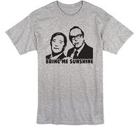 Morecambe & Wise Bring Me Sunshine T-Shirt Retro British Comedy TV Show 60s 70s Grey L