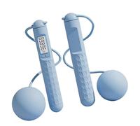 Moreeulsi 19.5cm Portable Skipping Rope With Counter, LED Display With Ball Cordless Jump Rope, Adjustable Digital Jumping Ropes With Gravities Ball, Cordless Jump Rope For Adults Kids
