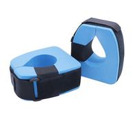 Moreeulsi 2 Pieces Foam Aquatic Cuffs, 13.5x15.5x7cm Foam Swimming Water Cuffs, Swim Aquatic Cuff, Swim Arm Floats, Water Aerobics Float Ring, Adjustable Sleeves Bands For Vertical Suspension Waters