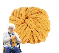 Moreeulsi 27m Chunky Yarn, 2cm Thick Chenille Yarn, Weaving Supplies, Baby Blanket Yarns, Knitting Crocheting Craft for Basket Scarf Hat Throw Pillow Pet Bed Blanket Making
