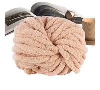 Moreeulsi 27m Chunky Yarn, 2cm Thick Chenille Yarn, Weaving Supplies, Baby Blanket Yarns, Knitting Crocheting Craft for Basket Scarf Hat Throw Pillow Pet Bed Blanket Making