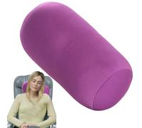 Moreeulsi 30cm Round Cervical Roll Bolster Pillow, Soft Microbead Travel Pillow For Spine Support, Travel Beanie Pillow Comfortable Roll Pillow, Super Soft Roll Cushion With Squishy Microbeads