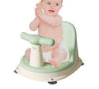 Moreeulsi 36.5x29x20cm Baby Bath Chair for Bathtub Cute Shape Baby Shower Chairs, Soft Touch Baby Bath Seat, Non-Slip Baby Bath Seat with Adjustable Backrest Support for Babies 6-18 Months Baby