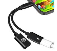 Moreeulsi Cell Phone Sound Recording Head,Phone Charging Adapter Internal Sound Recording Aid - Plug-And-Play Noise Accessories for Travel Course Streaming