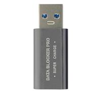 Moreeulsi Data Blocker - Aluminum Alloy Shell Data Blocker | Stable Protector Adapter Fast Charging for Phone Tablet Work PC Devices Daily