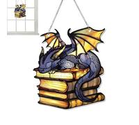 Moreeulsi Dragon Sun Catcher Craft Pendant, Window Decor Dragon Sun Catcher, Dragon Suncatchers For Window, Aesthetic Dragon Window Rainbow Maker Light-catcher, Dragon Light Catcher, 15cm