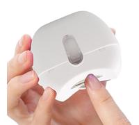 Moreeulsi Electric Nail Clipper, 6.1x6.6x3.5cm Automatic Nail File with Light, Automatic Nails Trimmer, Rechargeable Automatics Nails Trimmer with Polisher and Dust Collector, Trimmers Polisher Tool