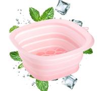 Moreeulsi Face Ice Bath Bowl | Silicone Skincare Tool,Foldable Ice Bowl - for Cold Plunge Travel Camping Dorm Rv Spa Center Beauty Men Women