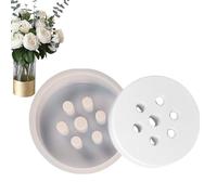 Moreeulsi Flower Stem Holder Mold,Round Briquette Mold for Flower Arranging | Vase Insert, Easy to Release, Reusable Resin Moulds for Arrangement, Bouquet