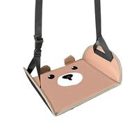 Moreeulsi Foot Hammock for Plane Travel | Foot Rest for Plane Travel,Length Adjustable Leg Swing Camping Gear for Adults Kids Vacation Home Desk Business Trip Train