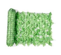 Moreeulsi Grass Wall Panels,Waterproof Artificial Hedges Grape Leaf Privacy Fence Screen | Greenery Panels Wall Backdrop Vine Decoration for Balcony Terrace