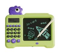 Moreeulsi Handwriting Board, 19.2x16.9x1.8cm Lcd Drawing Writing Tablet Kids, Children's Calculation Handwriting Tablet, Audio Learning Machine, Calculator Handwriting Tablet, Educational Toys