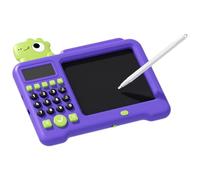 Moreeulsi Handwriting Board, 19.2x16.9x1.8cm Lcd Drawing Writing Tablet Kids, Children's Calculation Handwriting Tablet, Audio Learning Machine, Calculator Handwriting Tablet, Educational Toys
