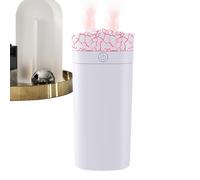 Moreeulsi Humidifiers for Bedroom | USB-Powered Flame Diffuser | Multifunctional Quiet Portable Tool Air Purifier Accessories for Kids Pet Travel Home Indoor Car Room Hotel