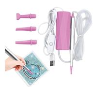 Moreeulsi Nail Dotting Tool,USB Electric Vacuum Nail Dotting Pen | Handmade Crafts & Accessories for Beginners Adults Children Professional Home