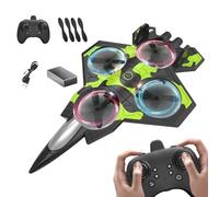 Moreeulsi Remote Control Plane - Remote Control Airplane for Adults | 2.4Ghz Fighter Aerobatic Aircraft Flying Toys for Kids Adults Outdoor Games Park Playground Yard
