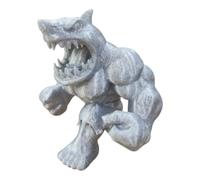 Moreeulsi Shark Figurines, Animal Desk Decor, Howling Shark Muscular Sculpture for Kids Adults Bedroom Bedside Living Room Nursery Dorm Decoration