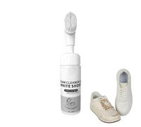 Moreeulsi Shoe Cleaner Sneakers | 150ml Foaming Stains Remover | Portable Waterless Shoe Sneakers Cleaner with Brush for Leather Canvas Fabric Care Travel Sports Gym Running Outdoor