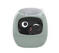 Moreeulsi Smart Pet Planter, AI Intelligent Planter, Indoor, 11.4x10x9.6cm, Army Green