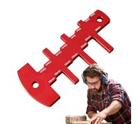 Moreeulsi Table Saw Height Gauge | Saw Height Depth Measuring Tools,Compact Woodworker Ruler Home Measurement Tool for Projects