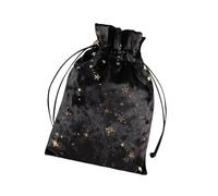 Moreeulsi Tarot Card Storage Bag, Jewellery Tarot Pouch with Drawstring, Oracles Card Bag Tarot Storage Bag, Multifunctional Oracle Card Jewellery Bags, Flannelette Oracle Cards Jewelry Bags, 18x13cm
