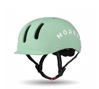 MOREEZ Children's Helmet from 1 Year (1-7 Years), Sturdy and Comfortable ABS Bicycle Helmet Adjustable Size XS (46-50 cm) & S (51-54 cm) Unisex Ventilated Paradise Green