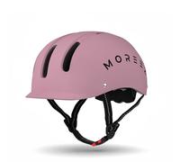 MOREEZ Children's Helmet from 1 Year (1-7 Years), Sturdy and Comfortable, ABS Bicycle Helmet Adjustable XS (46-50 cm) & S (51-54 cm) Unisex Ventilated Hydrangea Pink
