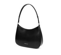 MoreFarther Leather Shoulder Bags for Women, Cute Purses Everyday Trendy, Women's Small Tote Handbags with Magnetic Closure, Black