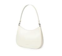 MoreFarther Leather Shoulder Bags for Women, Cute Purses Everyday Trendy, Women's Small Tote Handbags with Magnetic Closure, White