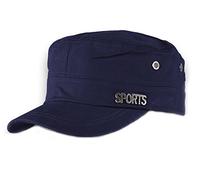 Morefaz Men Women Adjustable Classic Army Plain Hat Cadet Military Baseball Sports Cap MFAZ Ltd (Nave)