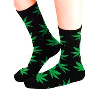 Morefaz Socks Highlife Ganja Leaf Weed Comfort Calf HI MFAZ Ltd