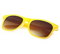 Morefaz Unisex Men Women Ladies Fashion Sunglasses Classic Retro Rubi Holiday Glasses Vintage Eyeglass 1980's Vintage UV400 MFAZ Ltd (Yellow)