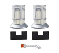 Moreffi HEPA Filter Kit Replacement Compatible With Bissell Zing Canister Vacuum 2156A, 2156C, 2156W,1665, 16652, 1665W (2 pack)