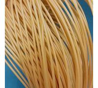 MoreiH Synthetic Rattan Weaving Material, 2.4Mm 500G Solid Rattan Roll,for Fruit Basket Acapulco Chair Hand-Woven DIY Material/F/2.4Mm