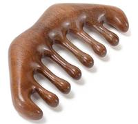 Moreinday Massage Comb Loc Comb for Sisterlocks Wooden Scalp Massager for Women Head Massager Scalp Gua Sha Comb Wooden Comb Sandalwood Comb for Men