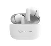 MoreJoy MJ111Bluetooth headphones, wireless earbuds CSC 3.0 Self Learning ENC noise isolation, crystal clear sound profile, 22 hour battery, IPX4 water protection, charging with USB-C