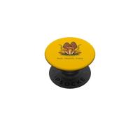 Morel Chanterelle Mushroom Hunter Mycology Art PopSockets Adhesive PopGrip