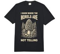 Morel Hunter Humor I Know Where The Morels are Comfort Colors Adult Heavyweight T-Shirt